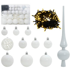 vidaXL Artificial Christmas Tree with Stand White 120 cm PVC and Steel 6
