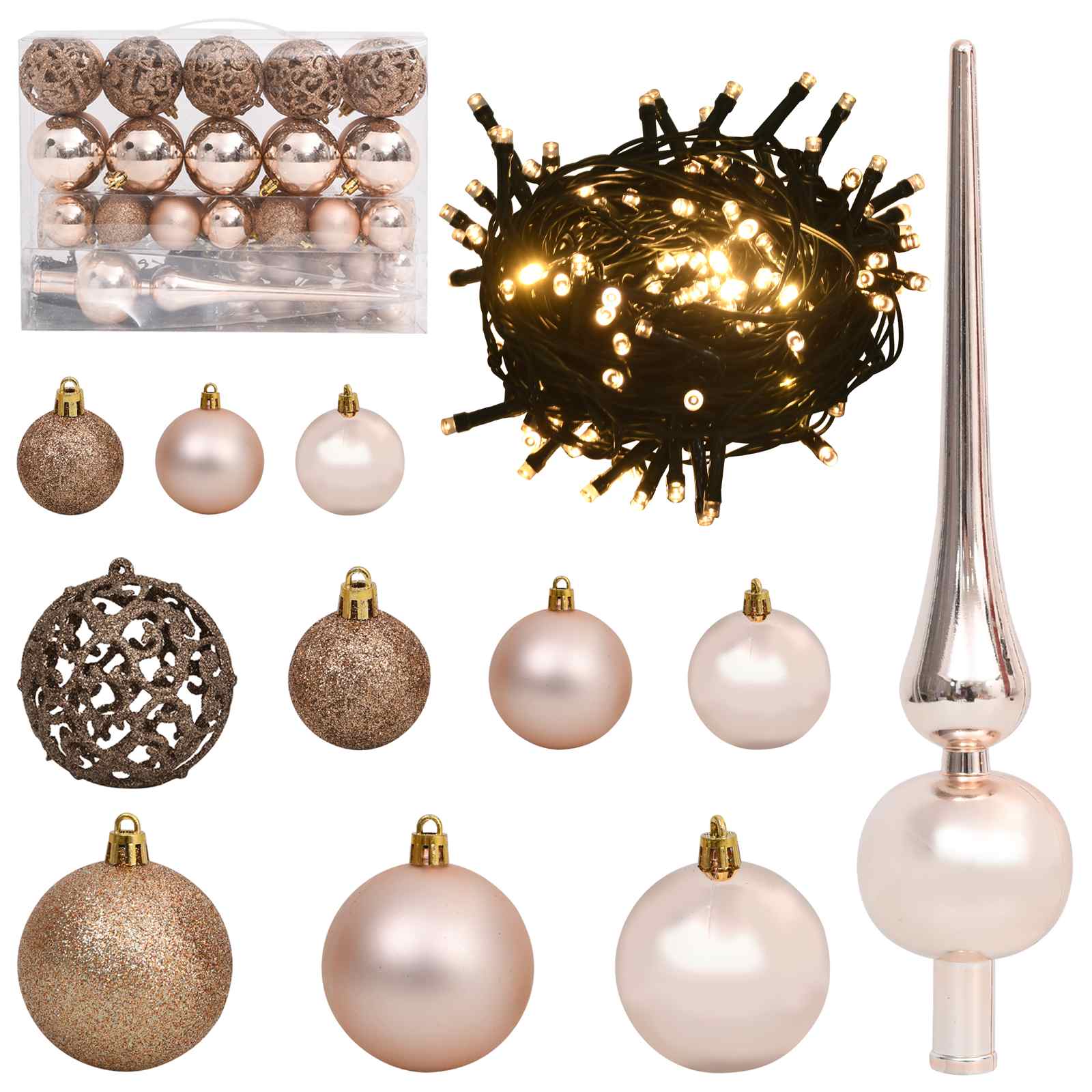 vidaXL Artificial Christmas Tree with Stand White 120 cm PVC and Steel 6