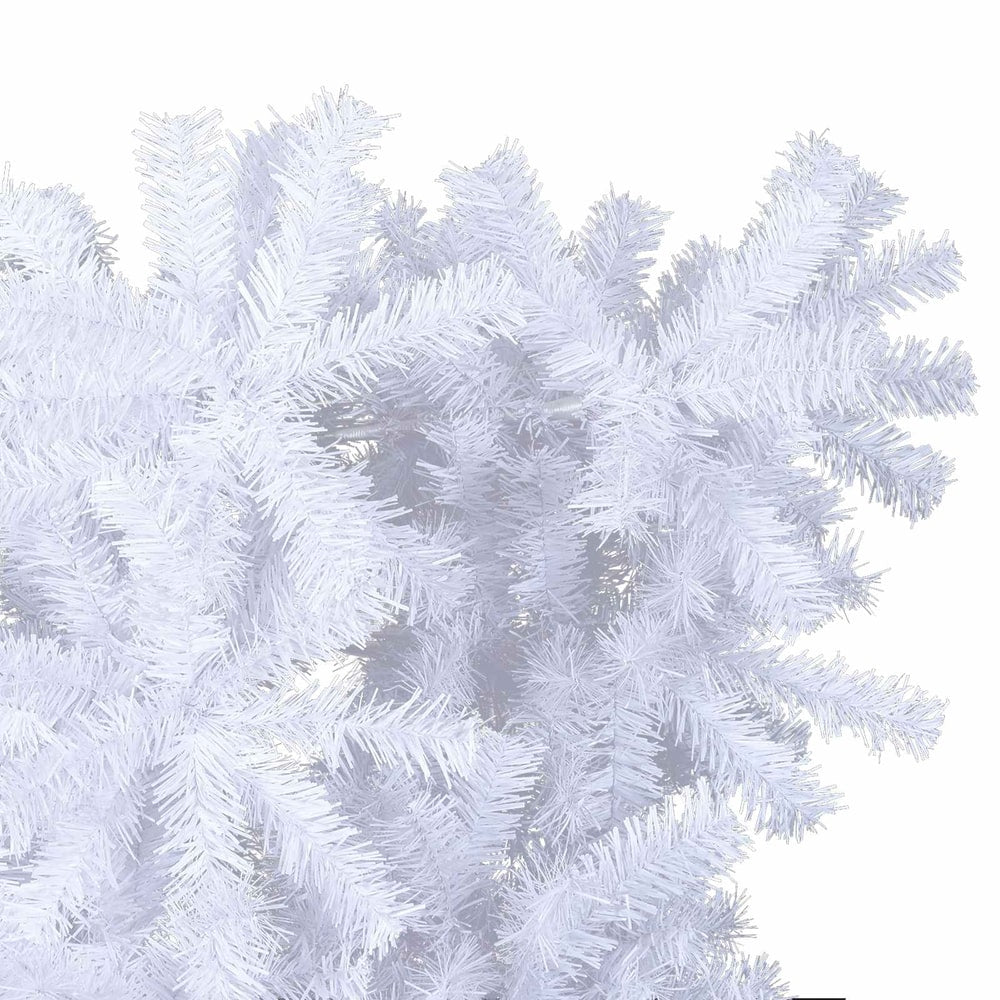 Artificial Christmas Tree with Stand White PVC and Steel 180 cm