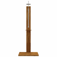 Outdoor Shower 217 cm Solid Acacia Wood and Stainless Steel Natural 75 cm 217 cm 74 cm