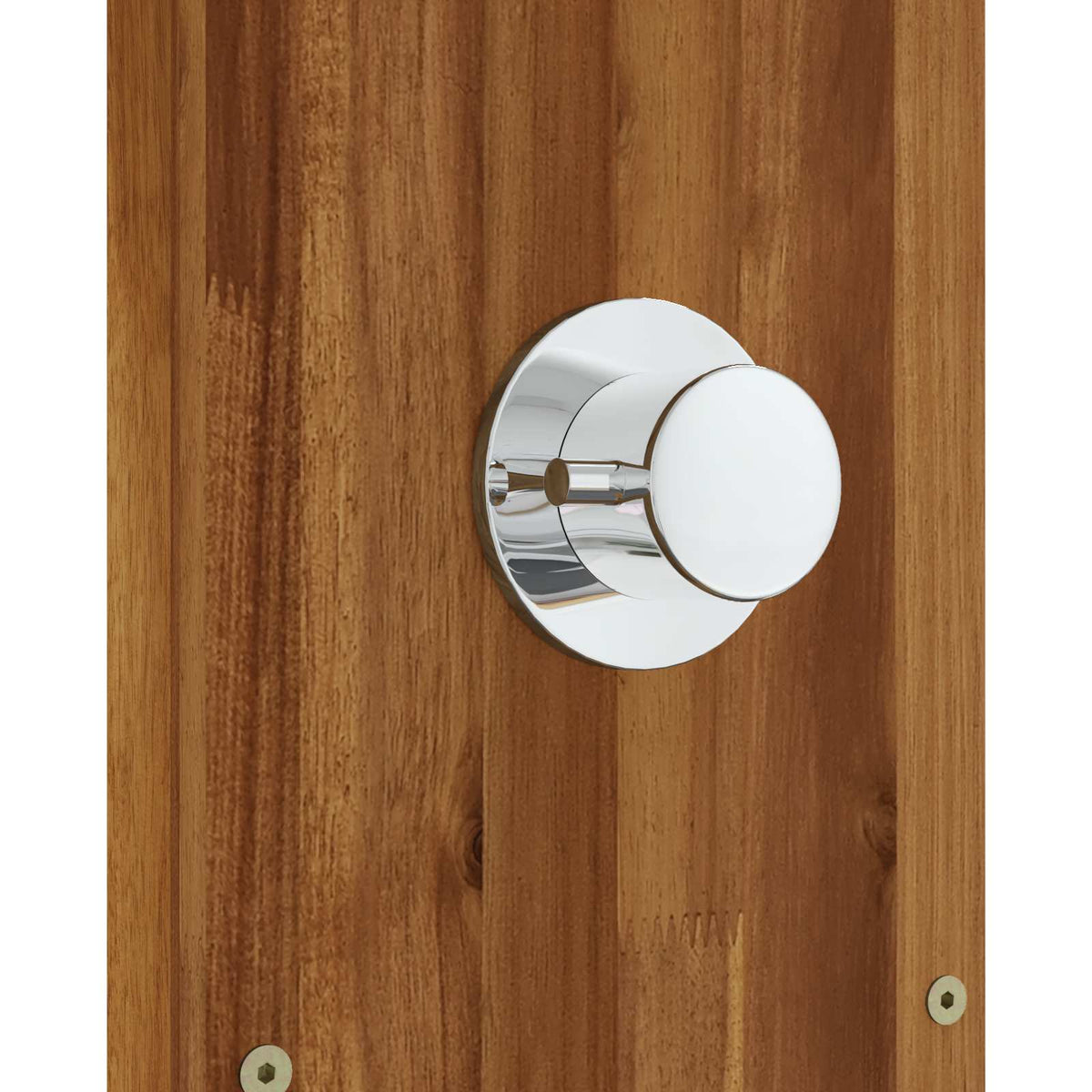 Outdoor Shower 219 cm Solid Acacia Wood and Stainless Steel Natural