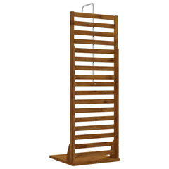Outdoor Shower 205.5 cm Solid Acacia Wood and Stainless Steel Natural