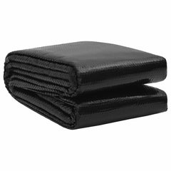 vidaXL Solar Pool Cover Heavy Quality Ø 455 cm 200 μm Round PE Black 2