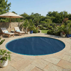 vidaXL Solar Pool Cover Extra Heavy Ø 300 cm 400 μm Round PE 1
