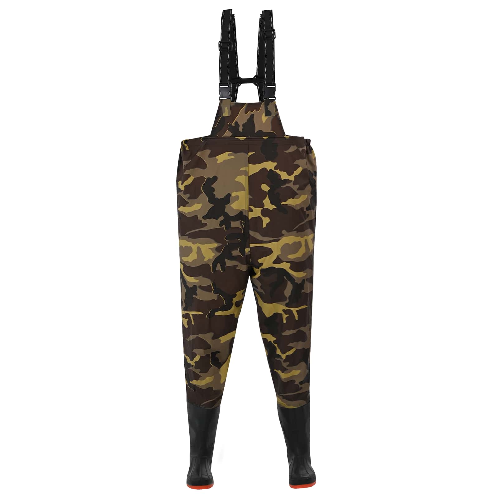 vidaXL Chest Waders with Boots Size 43 Camouflage 2