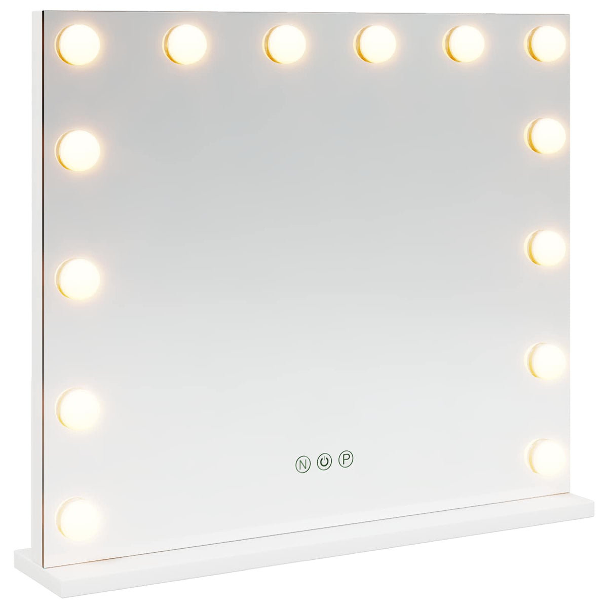 LED Vanity Mirror White 44 x 10 x 53 cm Glass and Steel 50 cm 44 cm