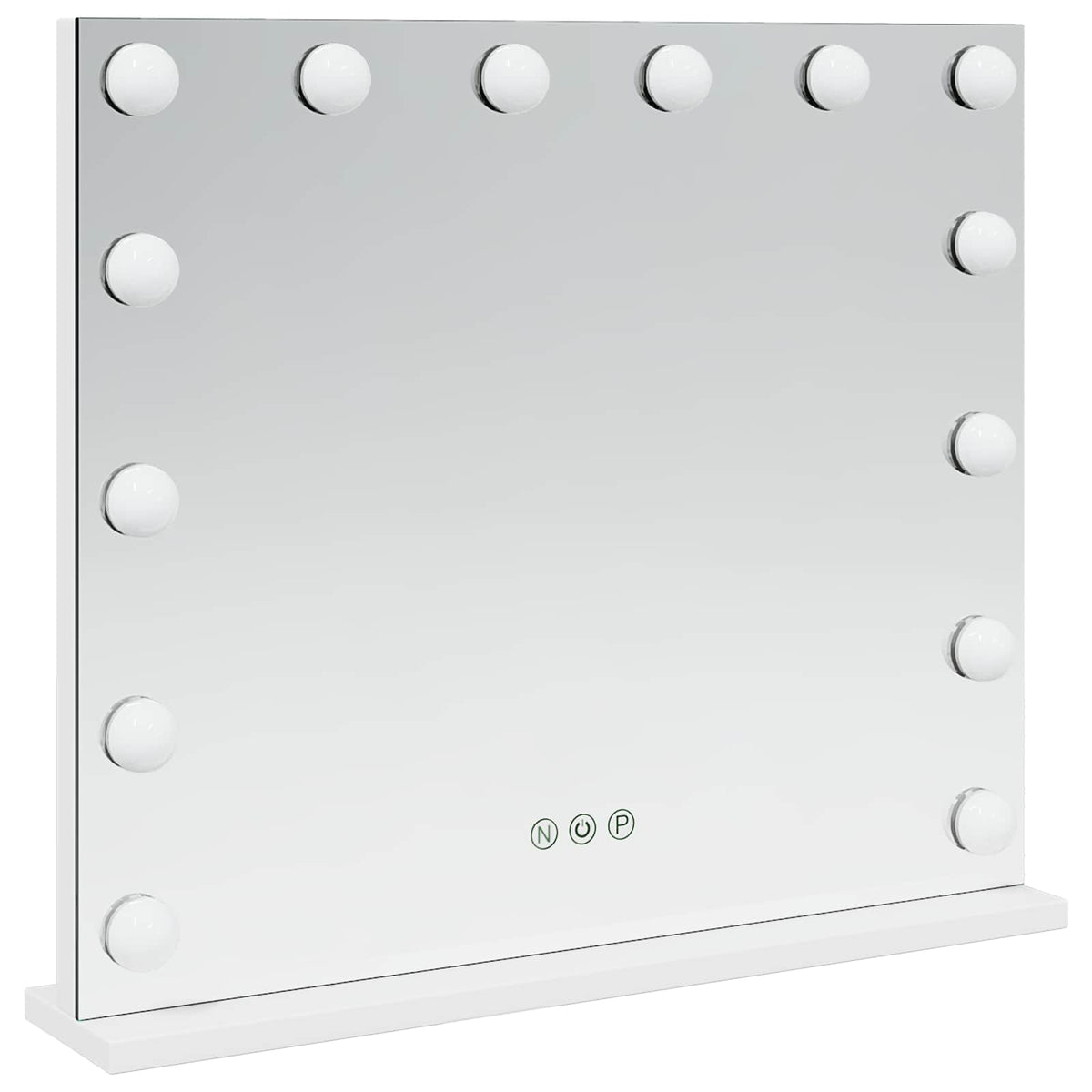 LED Vanity Mirror White 44 x 10 x 53 cm Glass and Steel 50 cm 44 cm