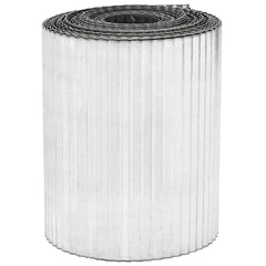 vidaxl Lawn Edging 10 m x 30 cm Galvanised Steel Silver 4
