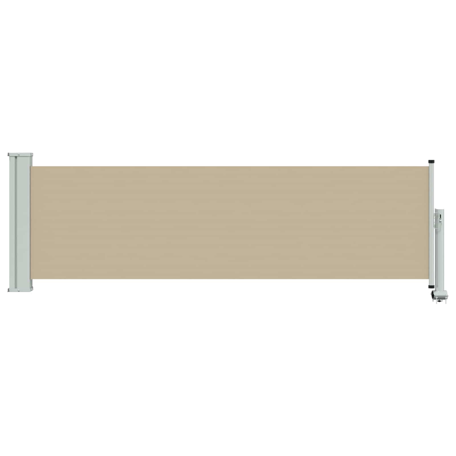 vidaXL Side Awning 80 x 300 cm 100% polyester iron steel Rectangular 2