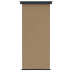 vidaXL Balcony Side Awning 60 x 250 cm 100% polyester iron steel Taupe 1