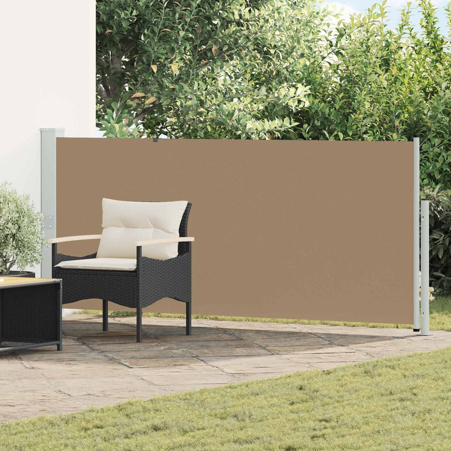 vidaXL Retractable Side Awning 160 x 600 cm Polyester Rectangular 1