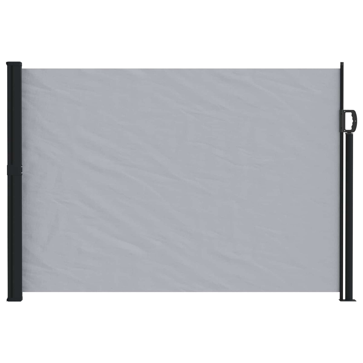 Retractable Side Awning Drop Width Grey