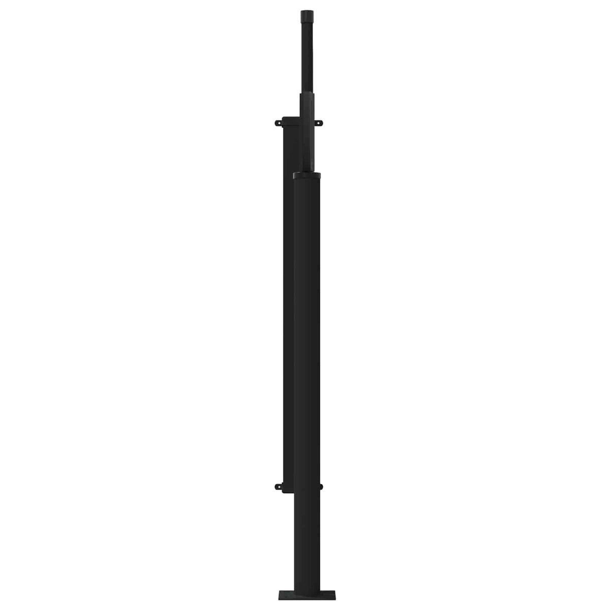 Retractable Side Awning 100x500 cm Drop 500 cm Width 100 cm Grey
