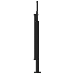Retractable Side Awning 100x500 cm Drop 500 cm Width 100 cm Sand