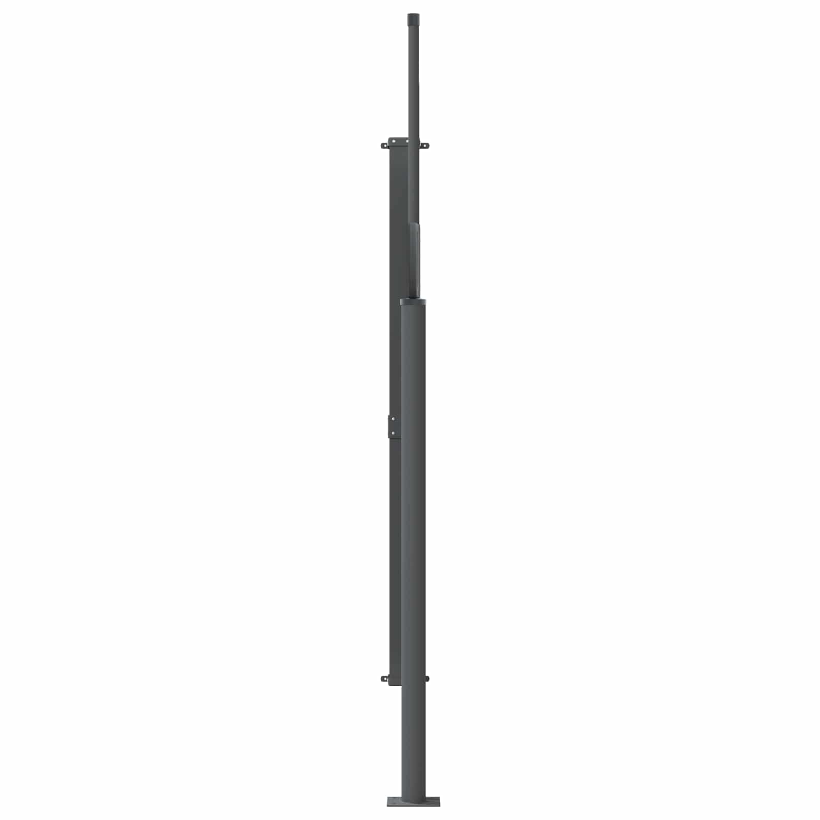 vidaXL Retractable Side Awning 160 x 300 cm 100% polyester iron steel 2