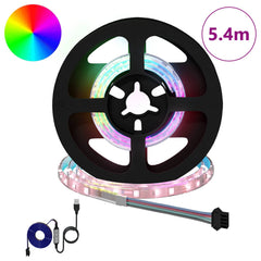 vidaXL LED Strip 12 pcs Black and Transparent Copper and Plastic 2