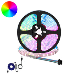 vidaXL LED Strip 2 pcs Black and Transparent Copper and Plastic 1
