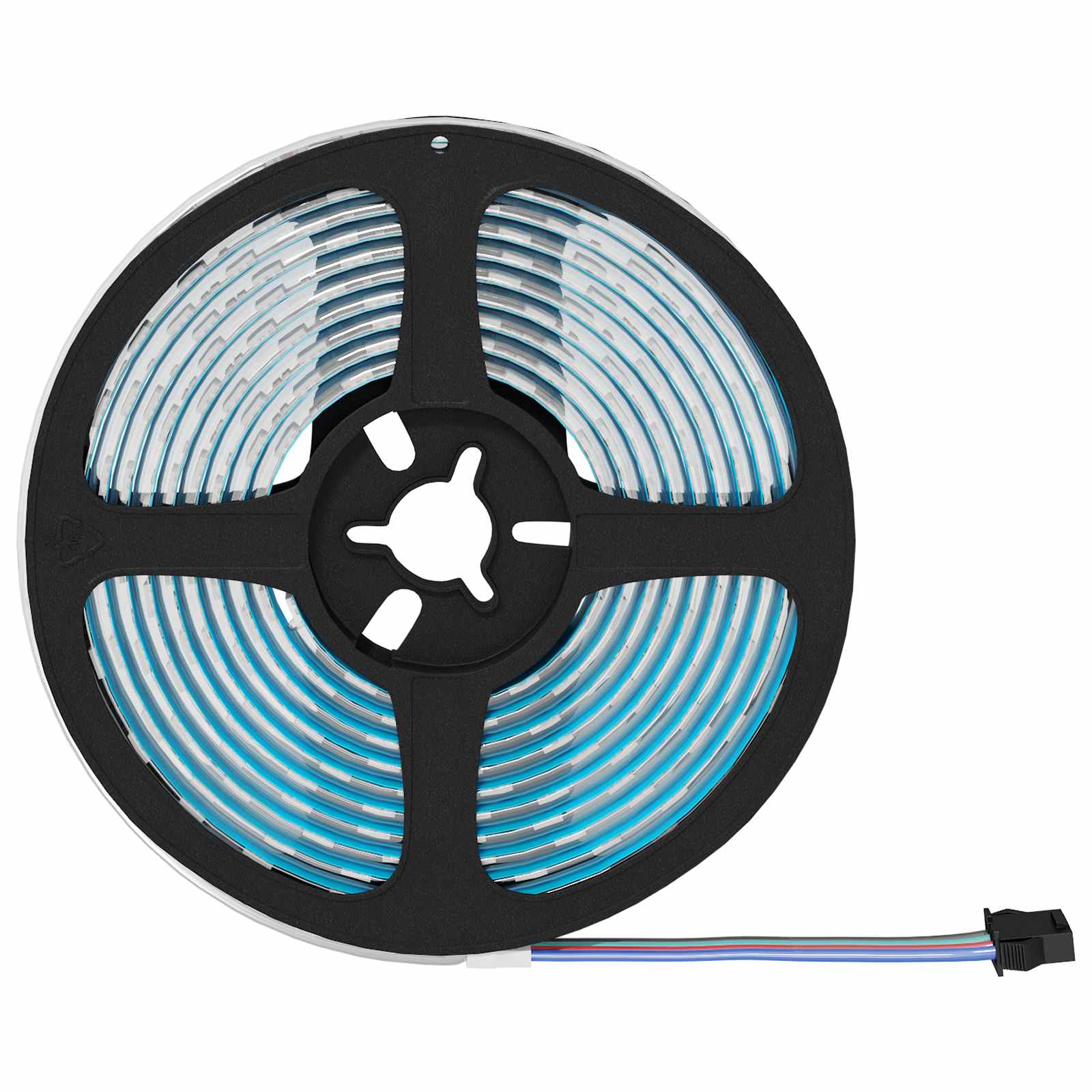 vidaXL LED Strip 2 pcs Black and Transparent Copper and Plastic 3