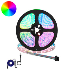 vidaXL LED Strip 2 pcs Black and Transparent Copper and Plastic 1