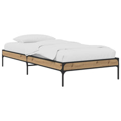 vidaXL Bed Frame Artisian Oak 80 x 200 cm Engineered Wood 2