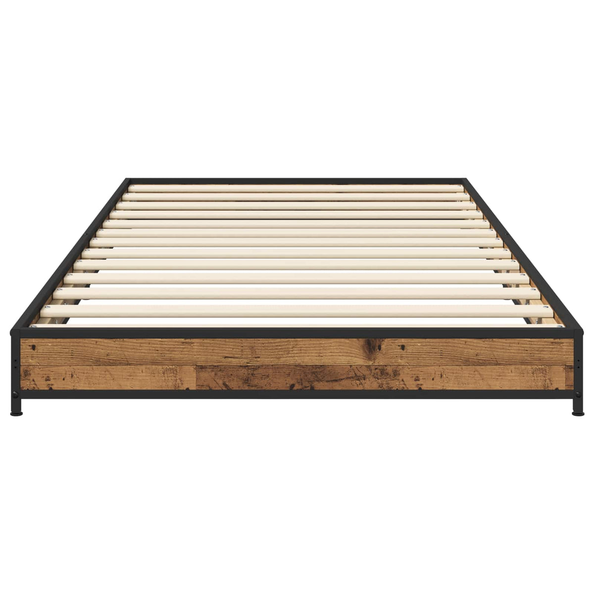 vidaXL Bed Frame Old Wood 80 x 200 cm Engineered Wood 4