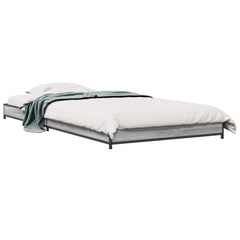 vidaXL Bed Frame Grey Sonoma 80 x 200 cm Engineered Wood 2