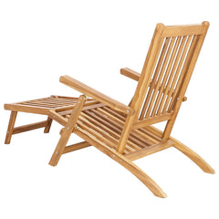 Folding Deck Natural Solid Teak Wood Chair