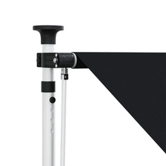 vidaXL Manual Retractable Awning Black 200 cm 4