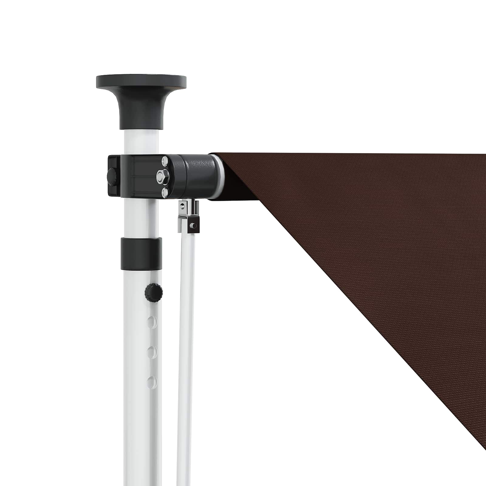vidaXL Manual Retractable Awning Brown 150 cm 4