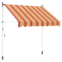 vidaXL Manual Retractable Awning Multicolour 100 x 115 x 300 cm 1