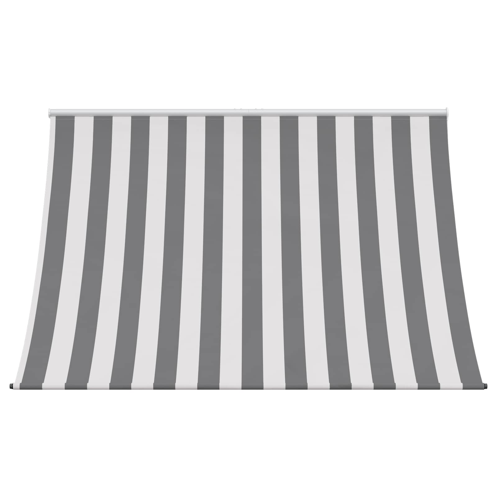 vidaXL Awning Anthracite and White 400 x 150 cm 2