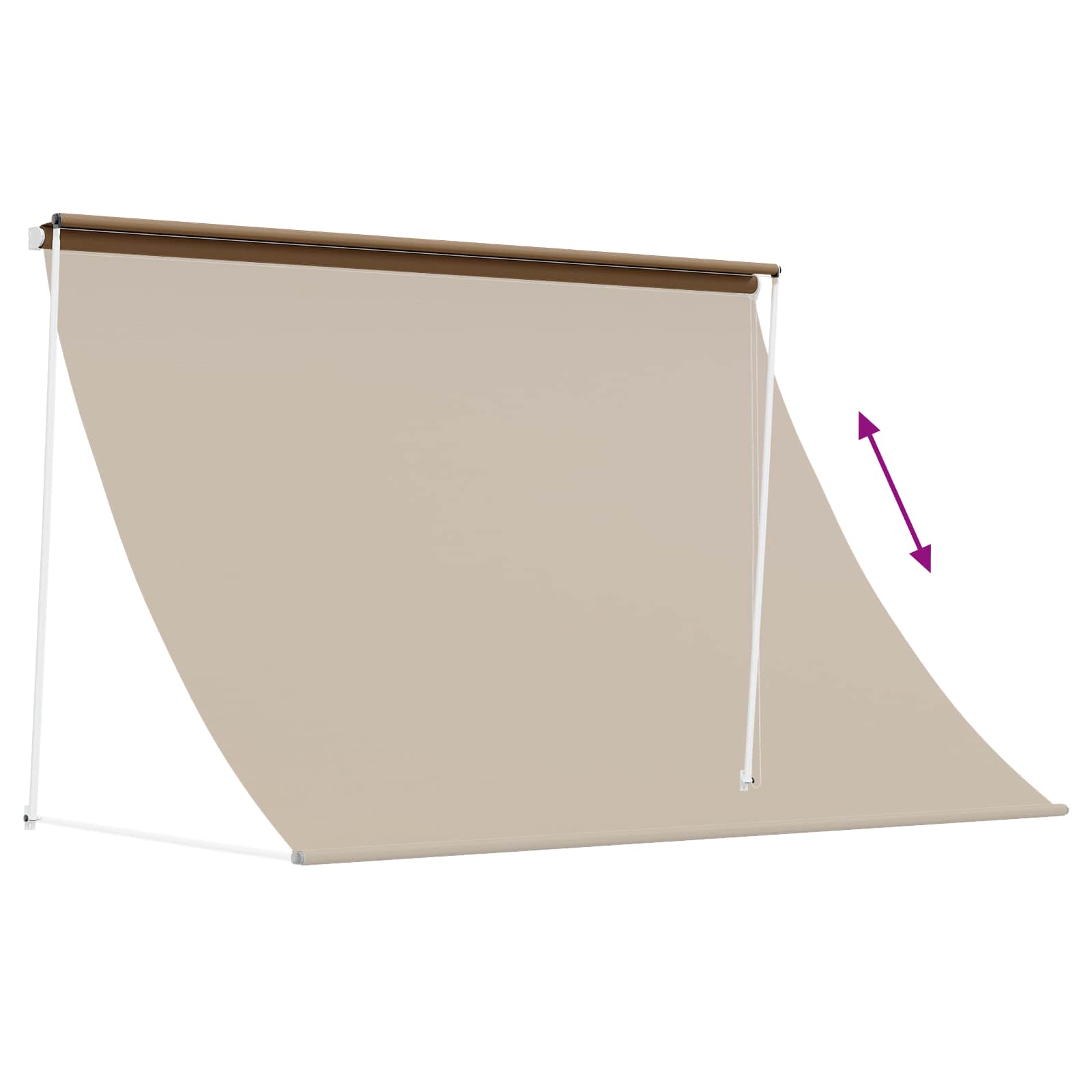 vidaXL Awning Beige 300 x 150 cm 180 g / m² Polyester with PU Coated 5