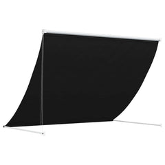 vidaXL Awning Black 300 x 150 cm 180 g / m² Polyester with PU Coated 4