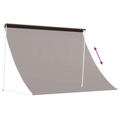 vidaXL Awning Brown 100 x 150 cm 180 g / m² Polyester with PU Coated 6