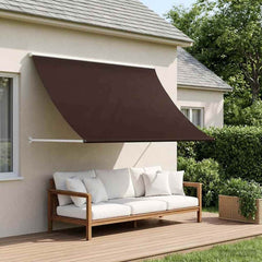 Retractable Awning 350 x 150 cm Brown