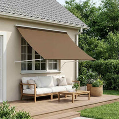 Retractable Awning 350 x 150 cm Taupe
