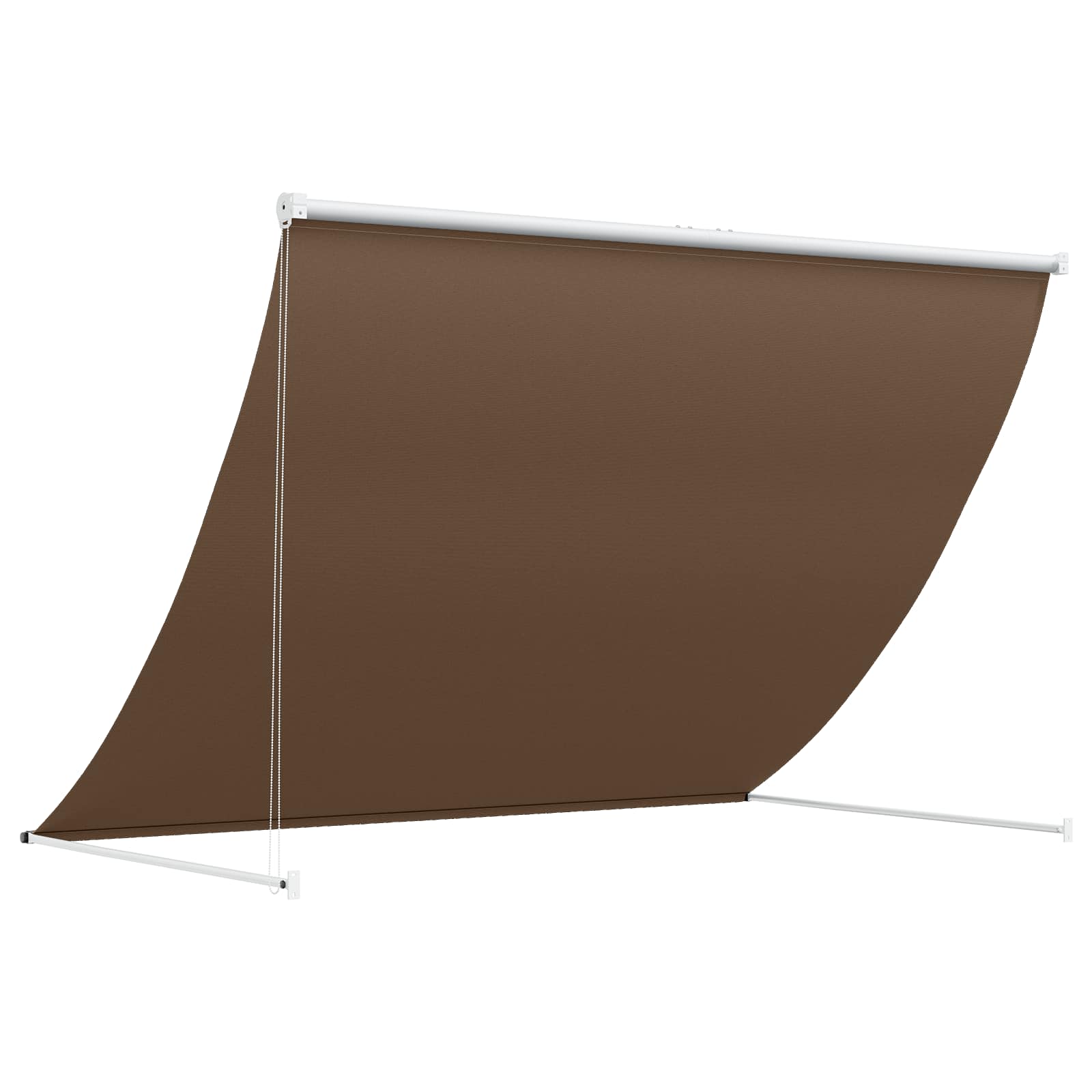 vidaXL Awning Taupe 400 x 150 cm 180 g / m² Polyester with PU Coated 4