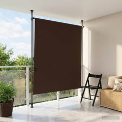Outdoor Roller Blind 100 x 270 cm Brown
