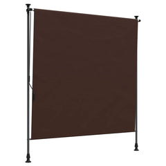 vidaXL Outdoor Roller Blind Brown 150 x 270 cm 2