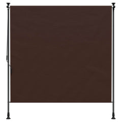 vidaXL Outdoor Roller Blind Brown 150 x 270 cm 3