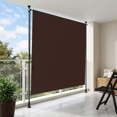 Outdoor Roller Blind 200 x 270 cm Brown