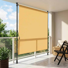 Outdoor Roller Blind 100 x 270 cm Sand