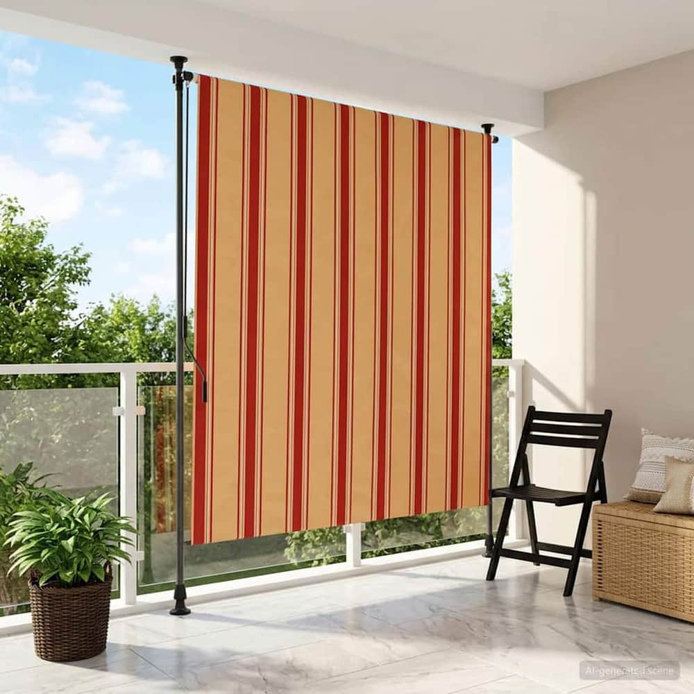 Outdoor Roller Blind 100 x 270 cm Multicolour