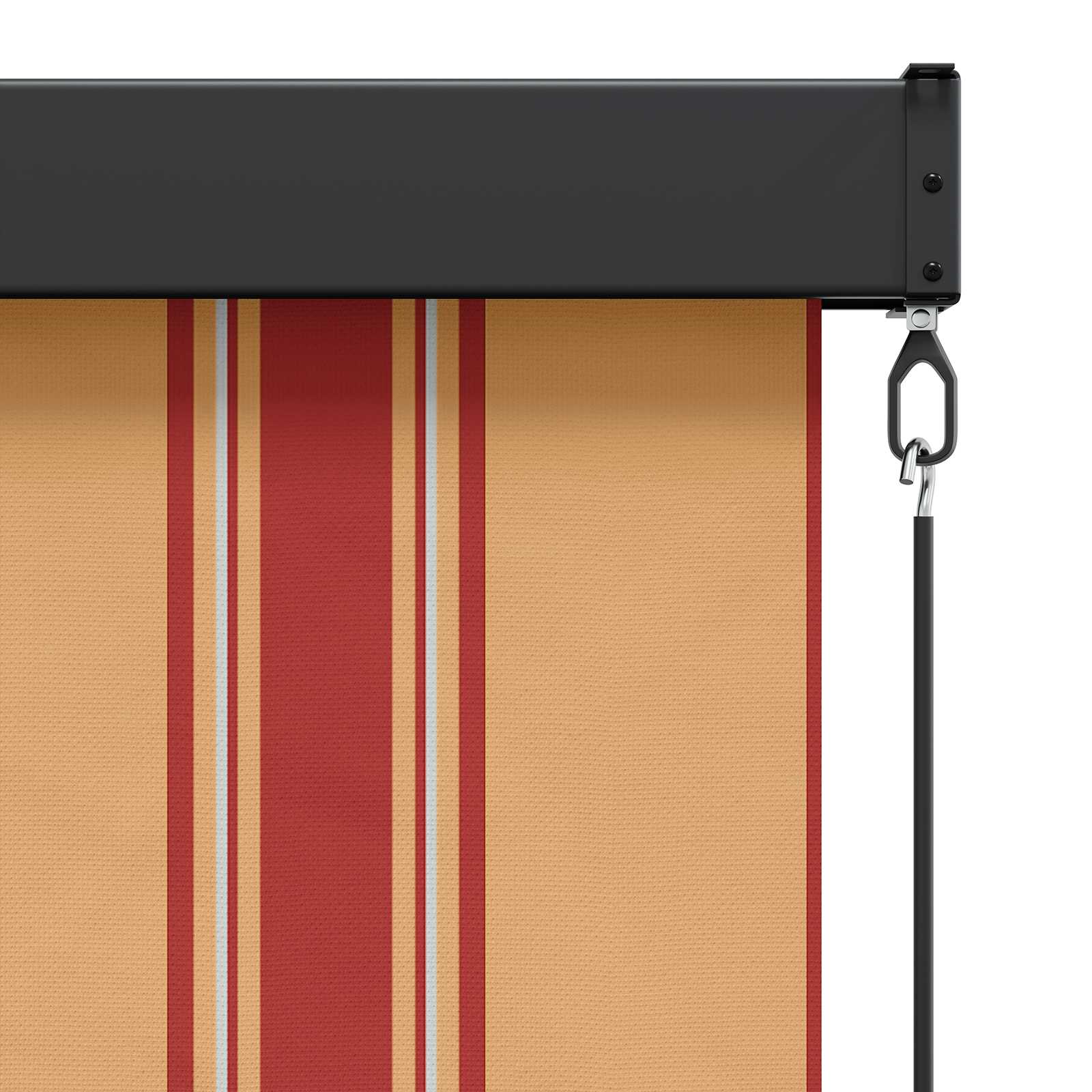 vidaXL Roller Blind Multicolour 60 x 250 cm Fabric and Aluminum 4