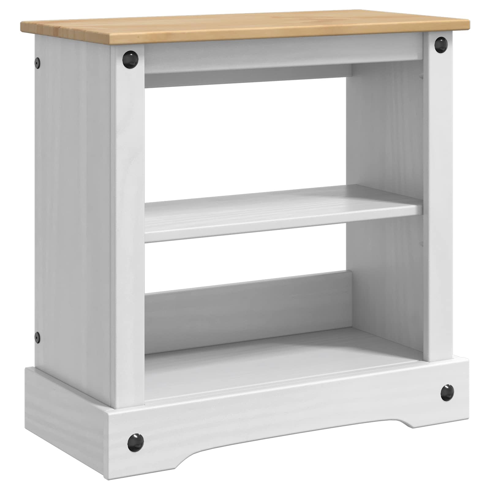 vidaXL Aquarium Stand CORONA White and Brown 60.5 x 30 x 60 cm 150 kg 2