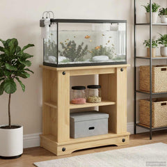 vidaXL Aquarium Stand CORONA Brown 60 x 30 x 60 cm 150 kg 1