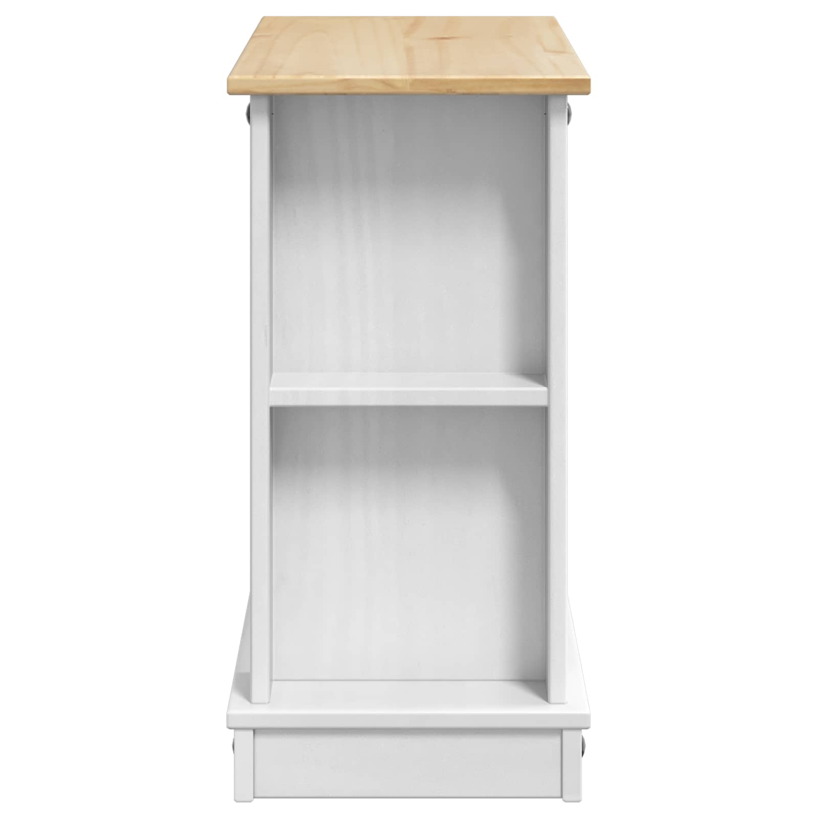 vidaXL Aquarium Stand CORONA White and Brown 60 x 30 x 60 cm 150 kg 4