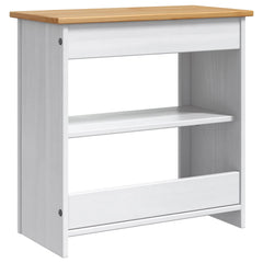 vidaXL Aquarium Stand PANAMA White and Brown 60 x 30 x 60 cm 150 kg 5