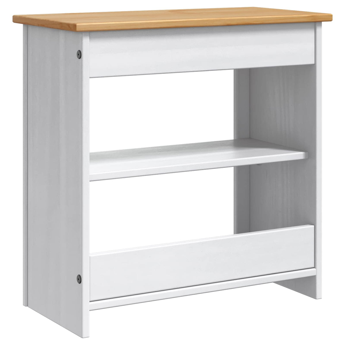 Aquarium Stand PANAMA 60 x 30 x 60 cm 150 kg White and brown
