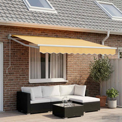 vidaXL Awning Replacement Fabric Sand 431 x 295 cm Polyester 1